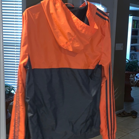 adidas windbreaker orange/grey - Picture 4 of 5
